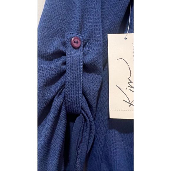 Blue jacket with blouse - Picture 4 of 5